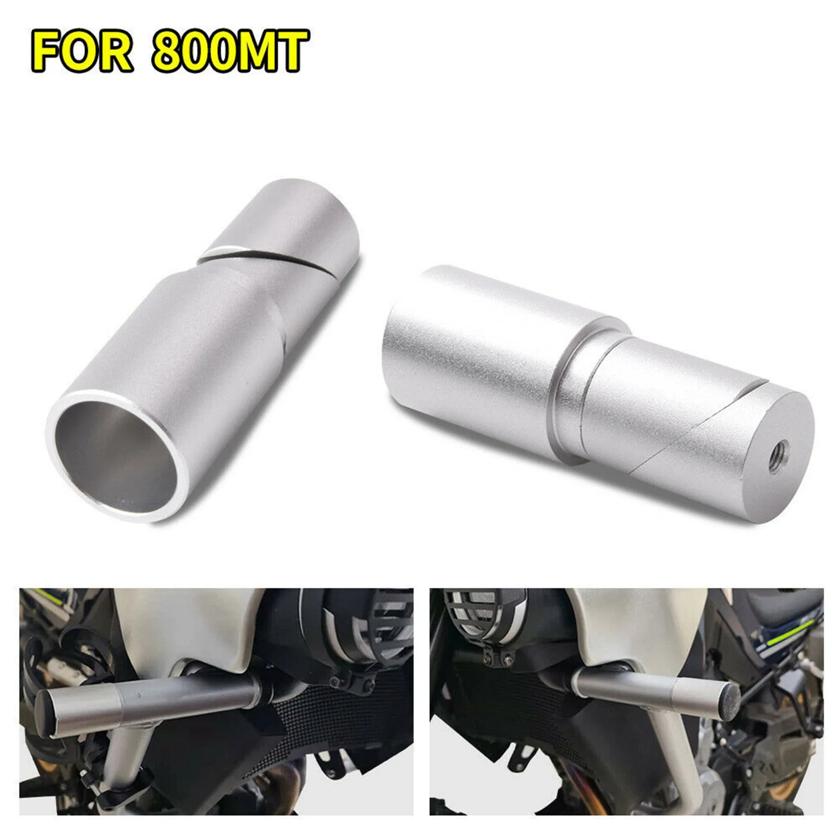 Motorcycle Spotlight Bracket Bumper Extension Bracket Spotlight Fog Lamp Bracket for 800MT 2021-2022