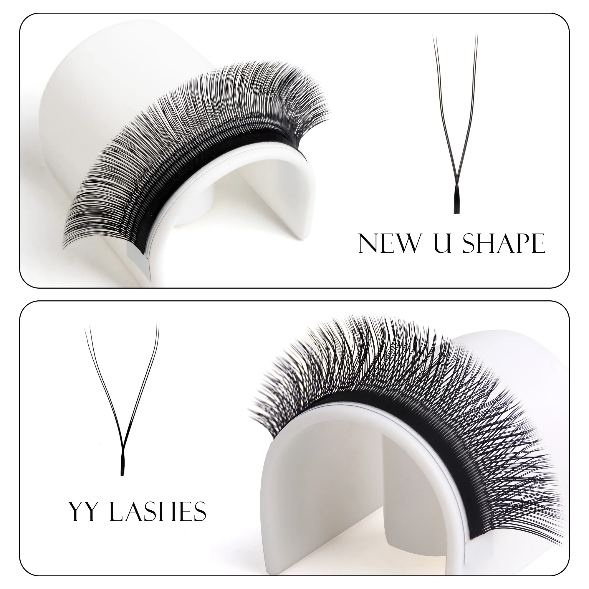 Befer Beauty Natürliche falsche Wimpern U-Wimpernform Superweiche Wimpern C/D 8-15 mm Wimpernverlängerung Lieferant Hochwertiger Großhandel – Detail 5