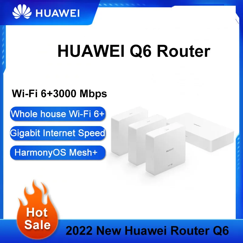 

Huawei Router Q6 Distributed Routing Ap+Ac Panel Whole House Wi-Fi6+ Wireless 3000M Dual-Band POE Power Supply Mesh Networking