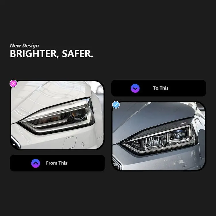 Hot Selling Car Accessories Headlight Assembly for Original Headlight Standard Version
