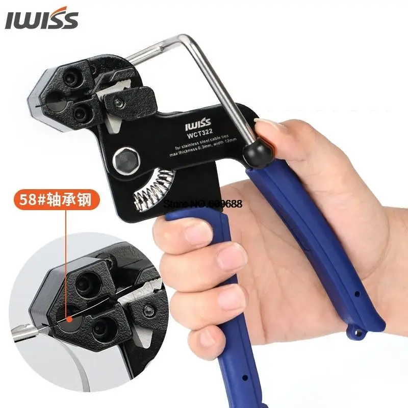 Stainless Steel Cable Tie Rob self-locking Type Cable Tie Tighter Cutter Tool Packer LY600N Stainless Steel Cable Tie Pliers