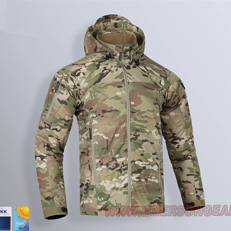 Chaqueta táctica Falco ligera impermeable cortavientos con capucha - imagen 5
