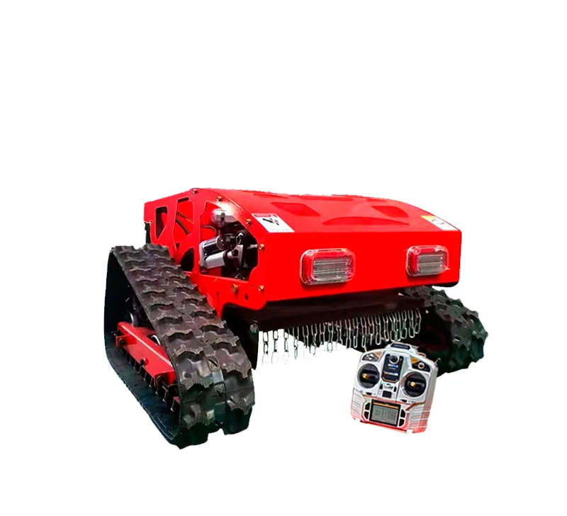 

Gasoline Powered Wireless Remote Control Crawler Lawn Mower Zero Turn Landscaping Shrub Mower Landscaping Lawn Mower