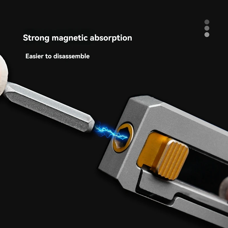 Mini Screwdriver Magnetic Small Maintenance Combination Multi-Function Portable Outdoor EDC Tools