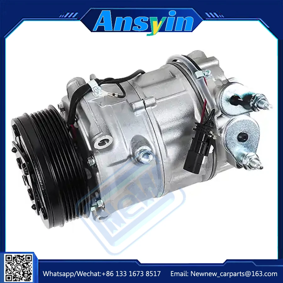 Car AC Compressor For Jaguar XJ XF C2Z29597 C2D23099 DX23-19D629-FA DX2319D629FA 1696E