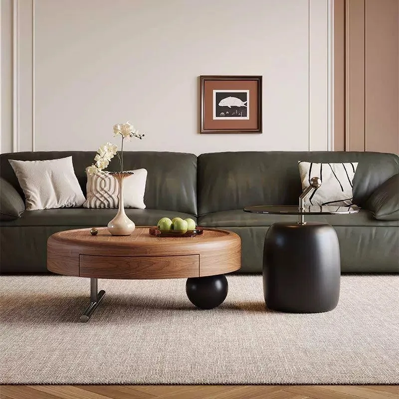 living room simple household light luxury high-end small apartment designer antique combination new model