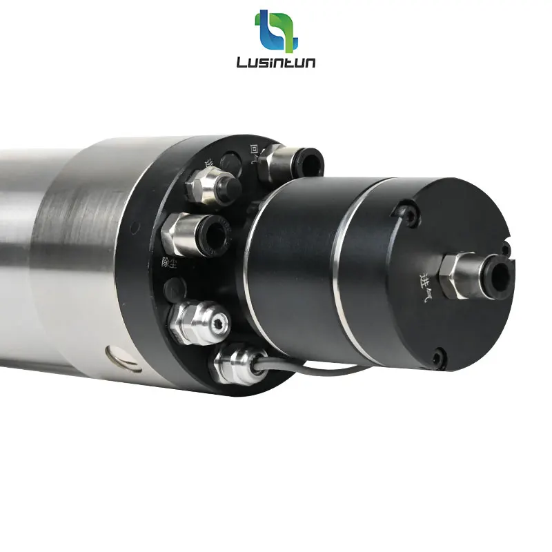 2.2KW ISO20 Automatic Tool Change spindle motor ATC water cooled spindle  220V 380V diameter 80mm for metal cutting