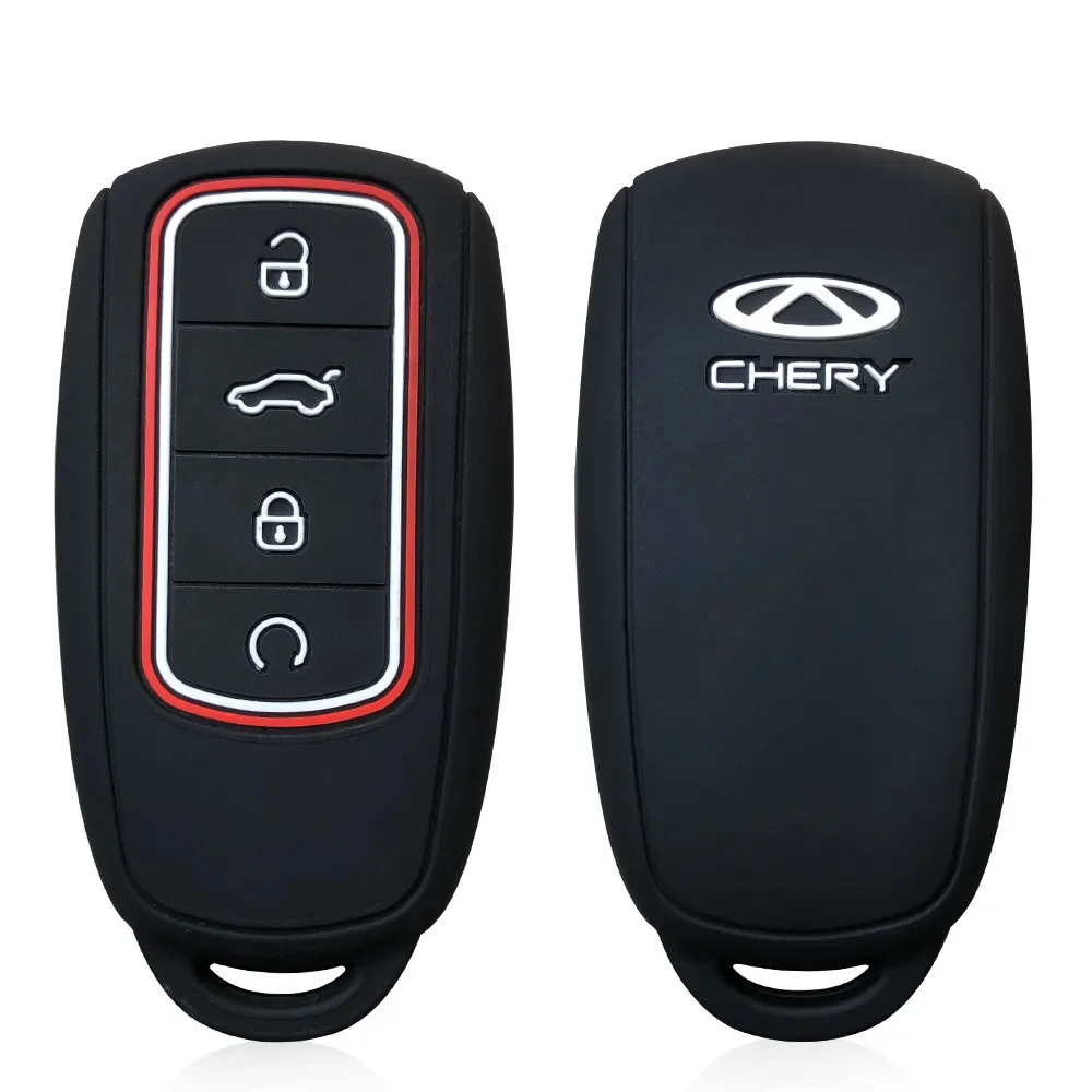 Силиконовый чехол для ключей для Chery Tiggo 8 Pro Chery Tiggo 7 Pro 8 PLUS Arrizo 5, чехол для ключей с 3 кнопками
