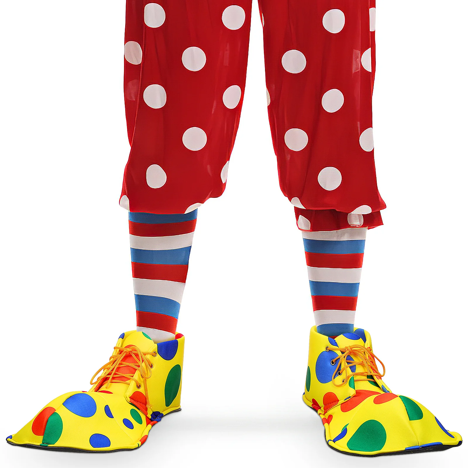 Mens Slippers Clown Shoes Party Unisex Comedy Shorts Colorful Dress up for Halloween Miss