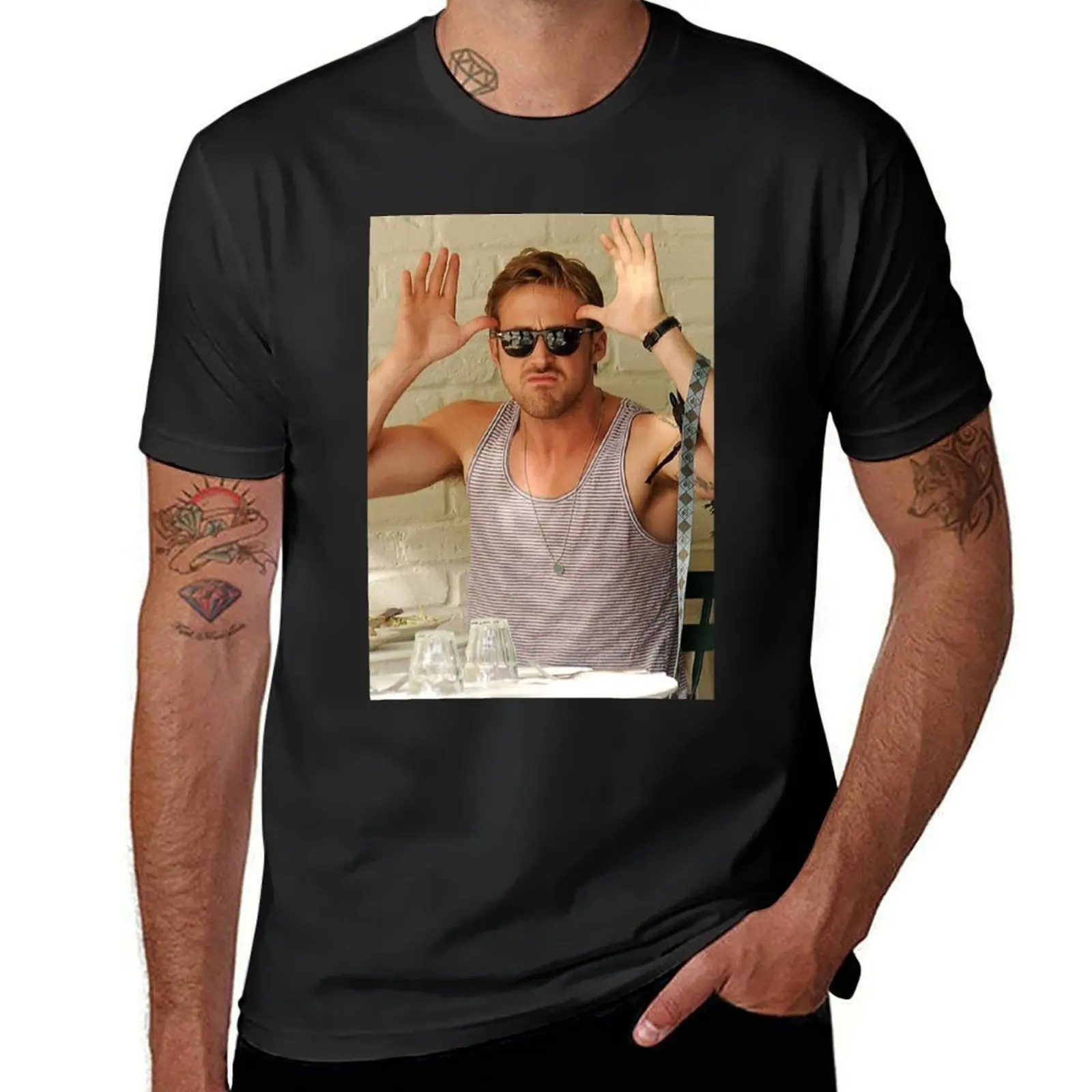 Ryan Gosling funny T-Shirt summer tops tees mens clothes