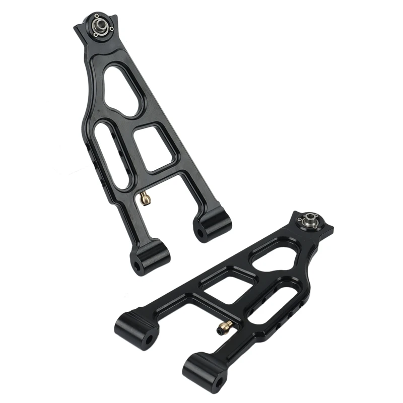 2Pcs Metall Front Lower Suspension Arm Für LOSI SUPER BAJA REY 1/6 Wüste Lkw RC Auto Upgrade Teile