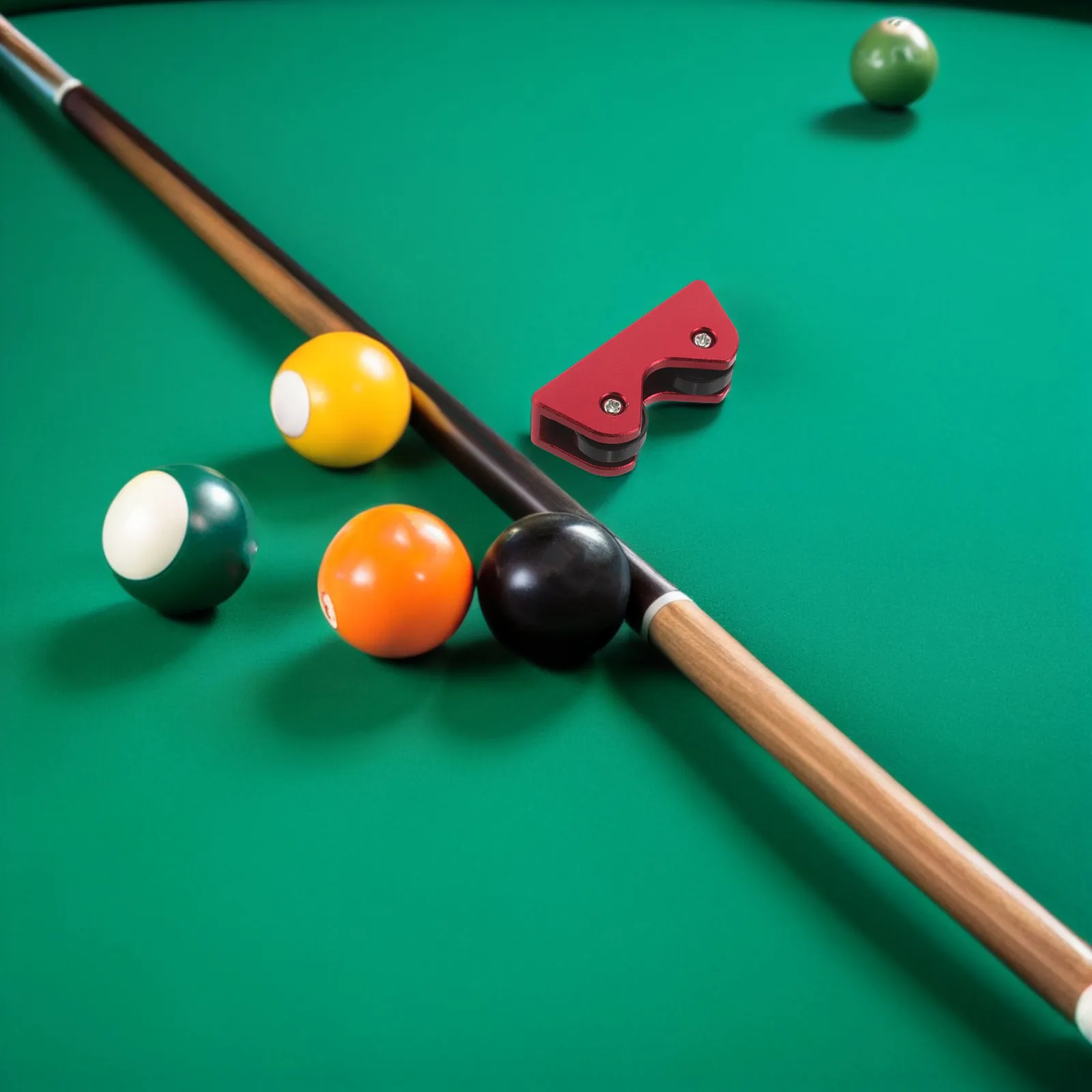 

2Pcs Pool Cue Straightness Checker Portable Calibration Tool Billiard Accessory Snooker Stick Roller Test for Cue Maintenance