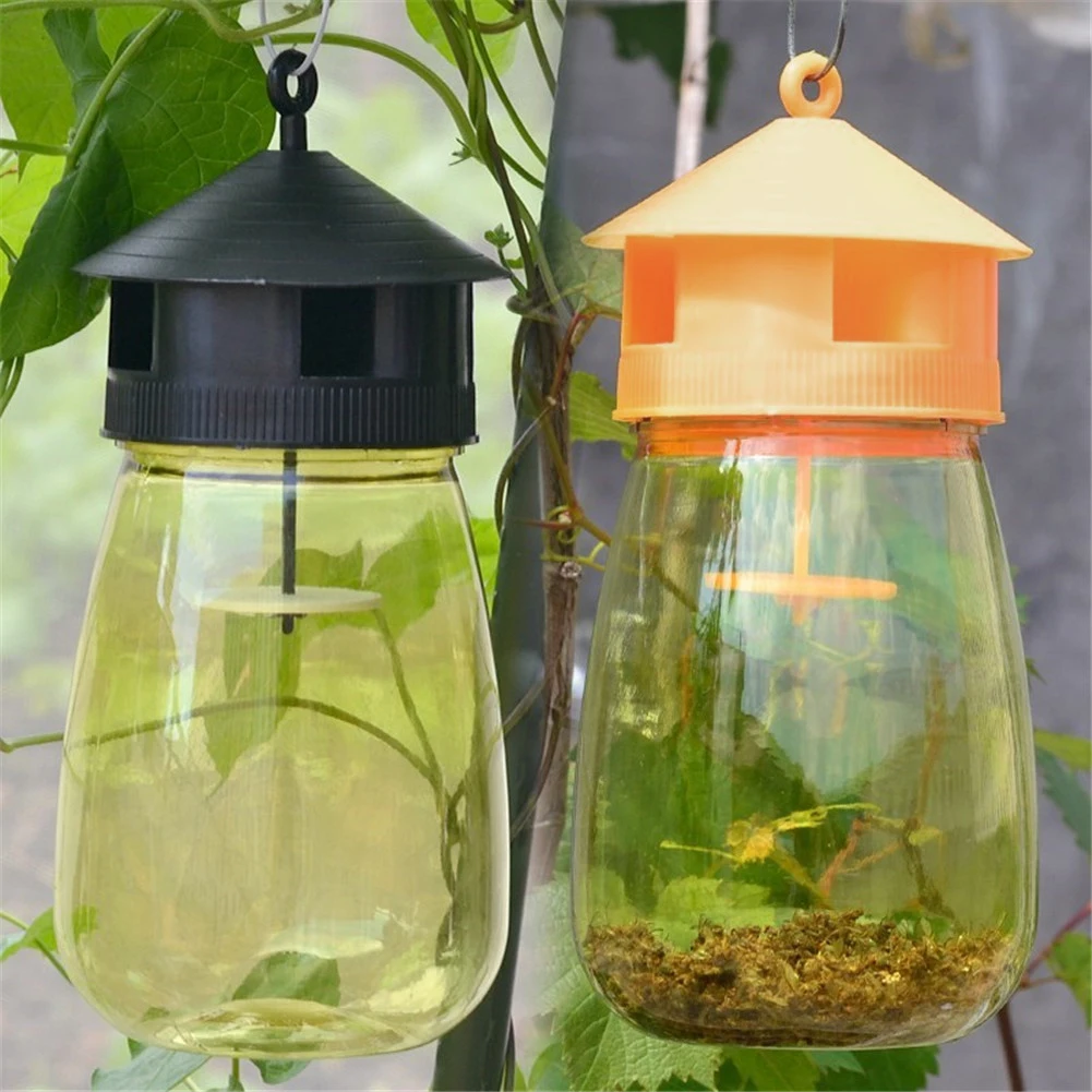 1pcs Wasp Trap Fruit Fly Flies Insect Bug Hanging Honey-trap Catcher Killer No-poison Hanging Tree Pest Control Tool