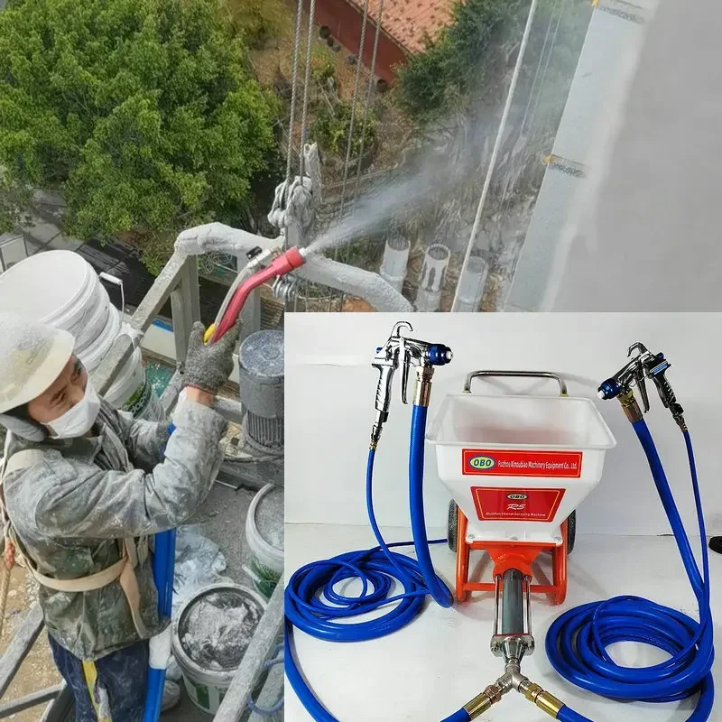

R5 Durable Factory Supply Cement Mortars Spraying Machine Electric Small Mortar Sprayer For Natural Stone Coating