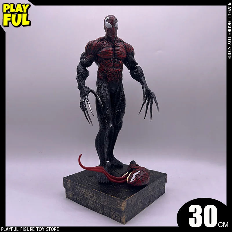 New In Stock Gk Venom: The Last Dance Ml Toxin Anime Figure 30cm Joint Mobility Toxin Action Figure Statues Toys Doll Kids Gift