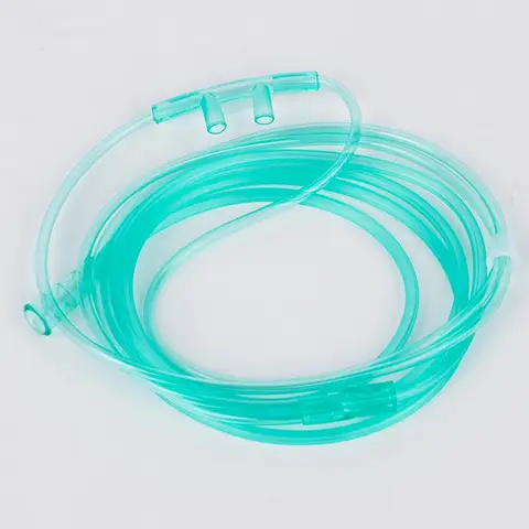 일회용 이중 종단 비강 산소 튜브 10개개별 포장된 가정용 비강 흡인기