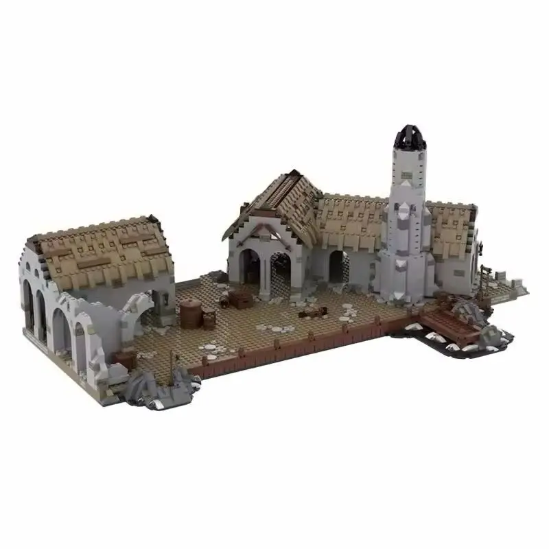 Harlond Port Model Moc Klocki Konstrukcyjne DIY Zestaw do Składania Klocki Architektoniczne Kreatywne Zabawki Kolekcjonerskie Prezenty Świąteczne 2882 Elementy