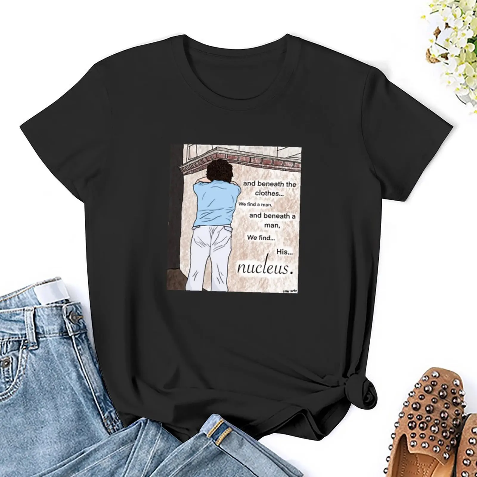 Nacho Libre Nucleus Recreational Clothes T-Shirt graphics animal print shirt for girls t shirts for Women loose fit