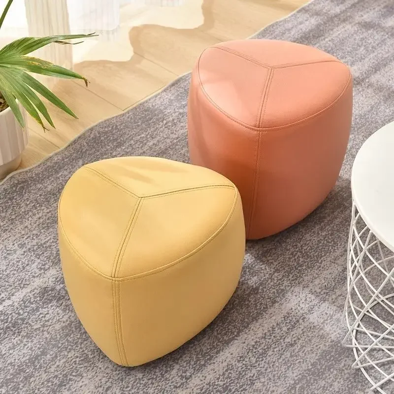 Internet celebrity simple coffee table stool light luxury ottoman children's bench living room bedroom lazy fashion shoe stool