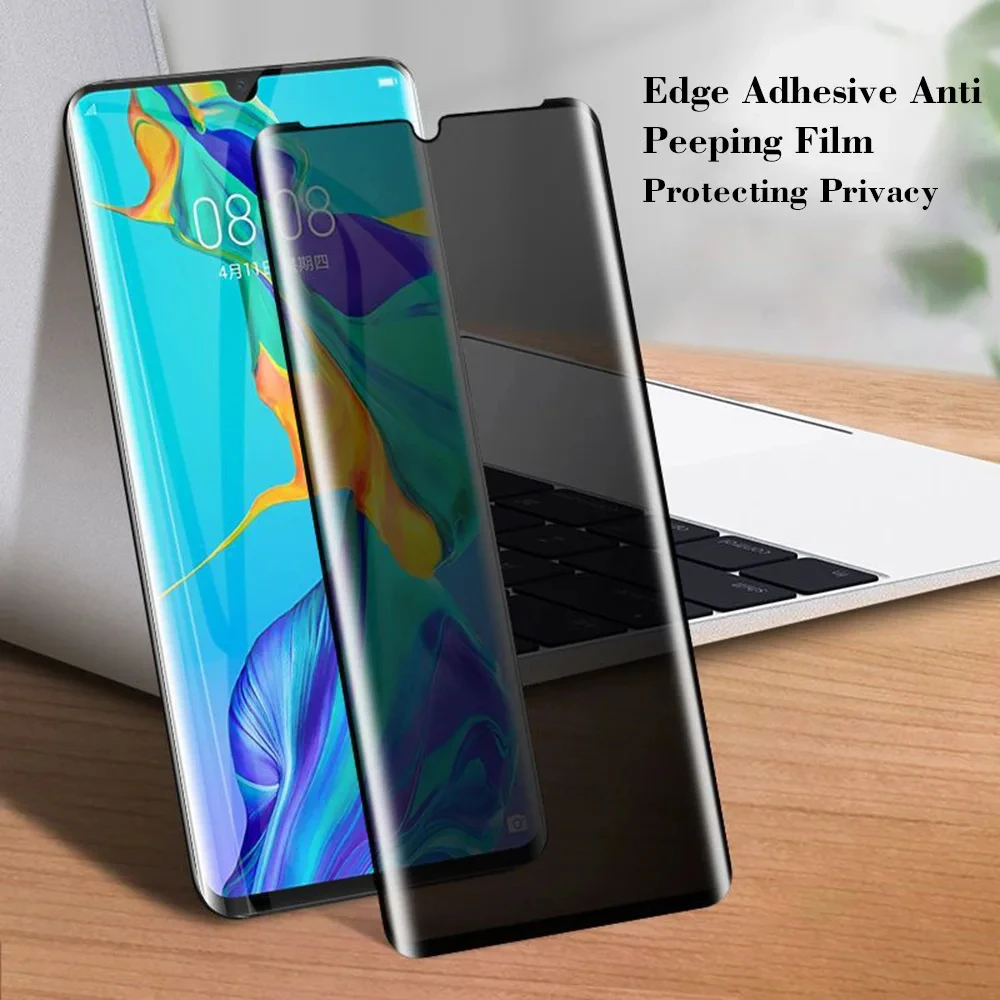 Curved Edge Anti-spy Tempered Glass for Samsung galaxy S23 S24 S22 S21 S20 Ultra S10 Plus Note 20 Ultra Privacy Screen Protector