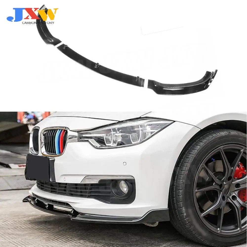 

Carbon Fiber Front Lip Spoiler For BMW 3 Series F30 F35 Standard Bumper 2012-2018 FRP Head Bumper Chin Shovel Car Styling