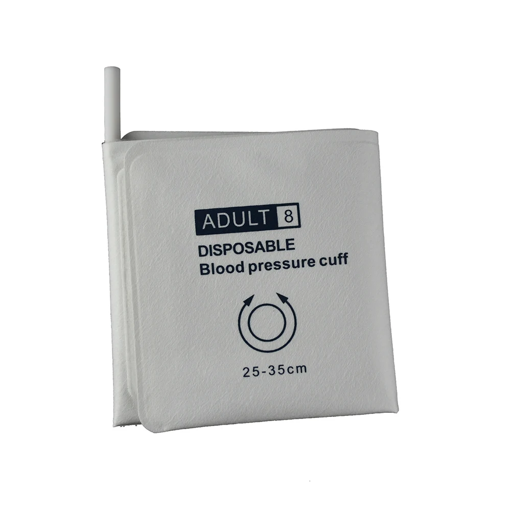 Arm Circumference 25-35cm Disposable Blood Pressure Cuff, Single Tube NIBP Cuff Without Bladder(CM-1023S-05)