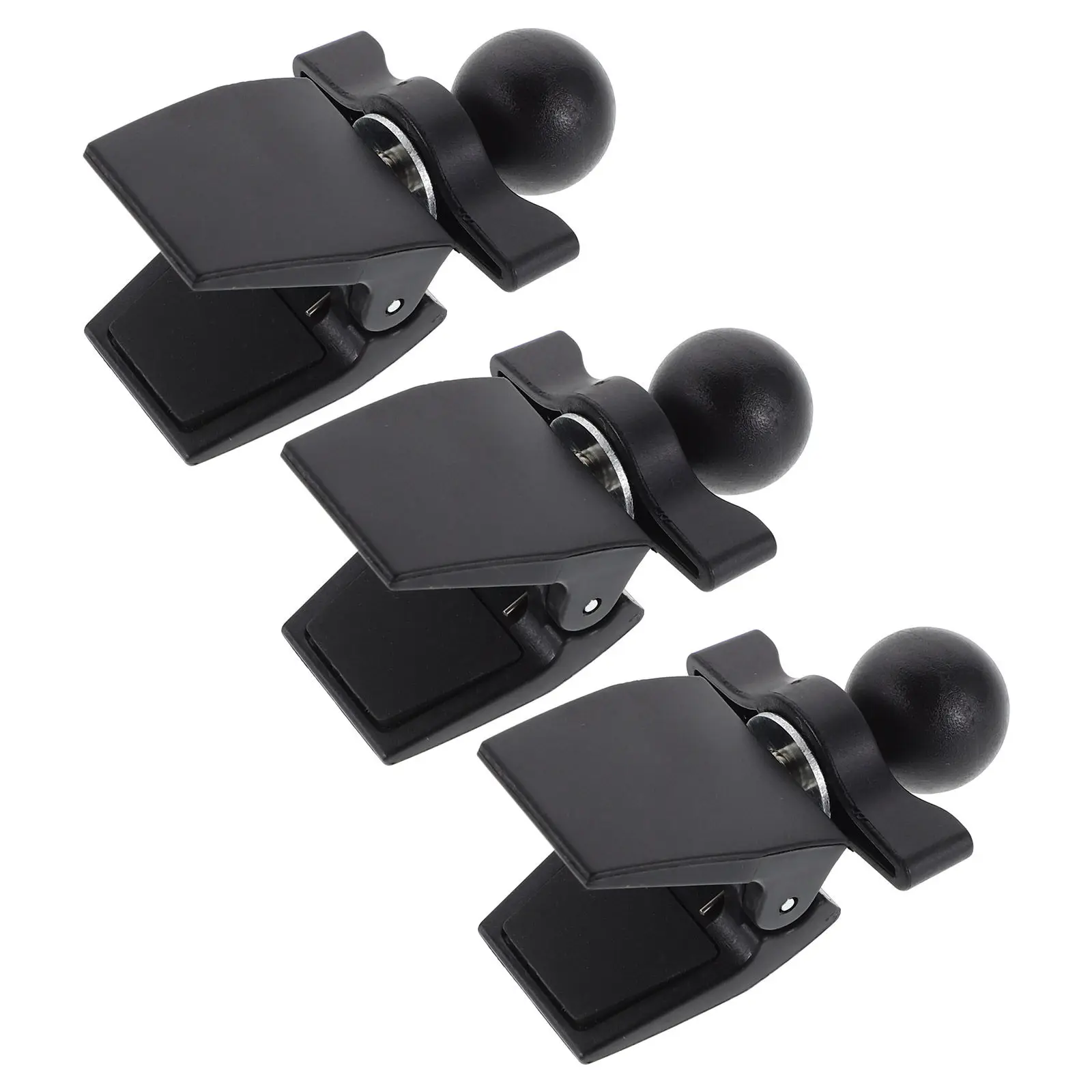 3Pcs 17Mm Ball Head Car Vent Phone Mount Universal Fit for Horizontal Vertical Circular Vents Wireless Charger Ready GPS Holder