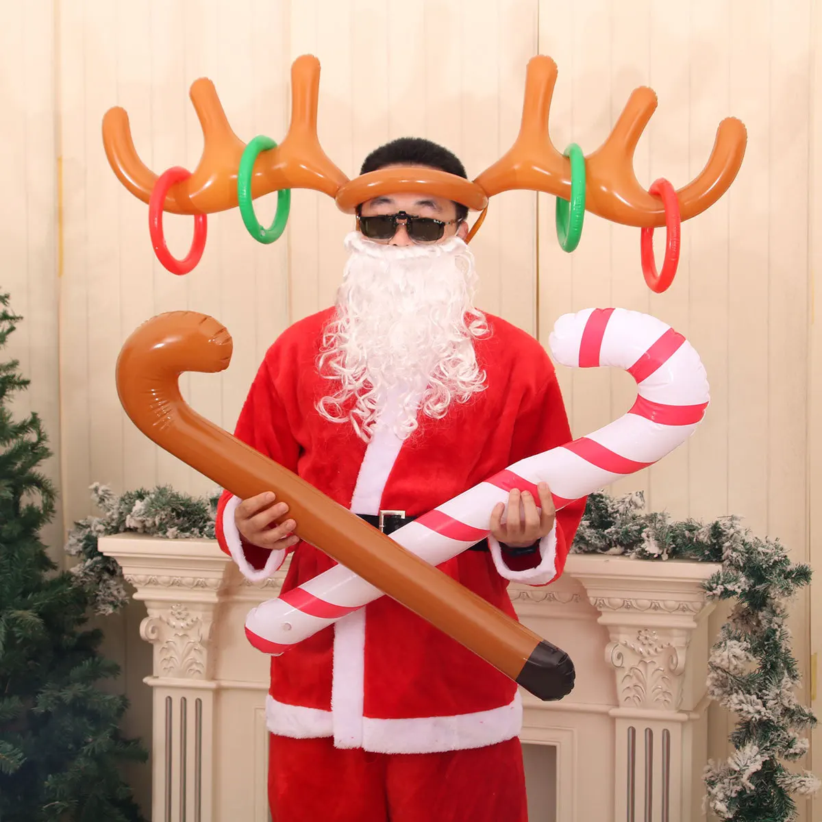 輪投げクリスマスカーニバルプールいかだインフレータブルインフレポンプ屋外水泳スポーツおもちゃ投げるスピード敏捷性トレーニングゲーム
