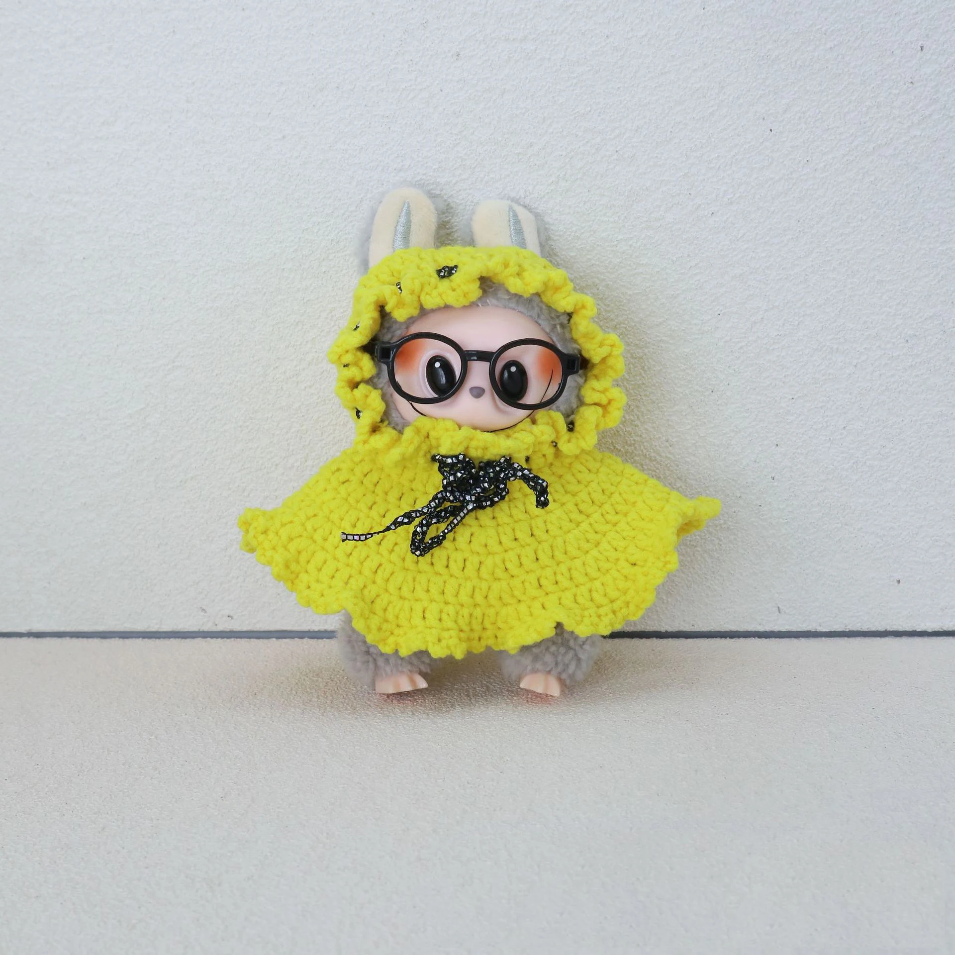 

V1/V3 Labubu Plush Doll Magic Cloak Wool Clothes Kits Wool Crochet Hook Pure Handmade Workmanship Acessories
