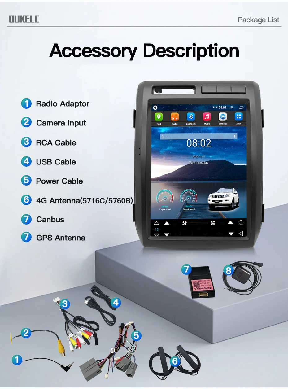 12,1 "Android14 Auto Carplay Tesla Stil Für Ford Raptor F-150 F150 2009-2012 Auto Multimedia Player GPS navigation Radio HD Einheit – Detail 18