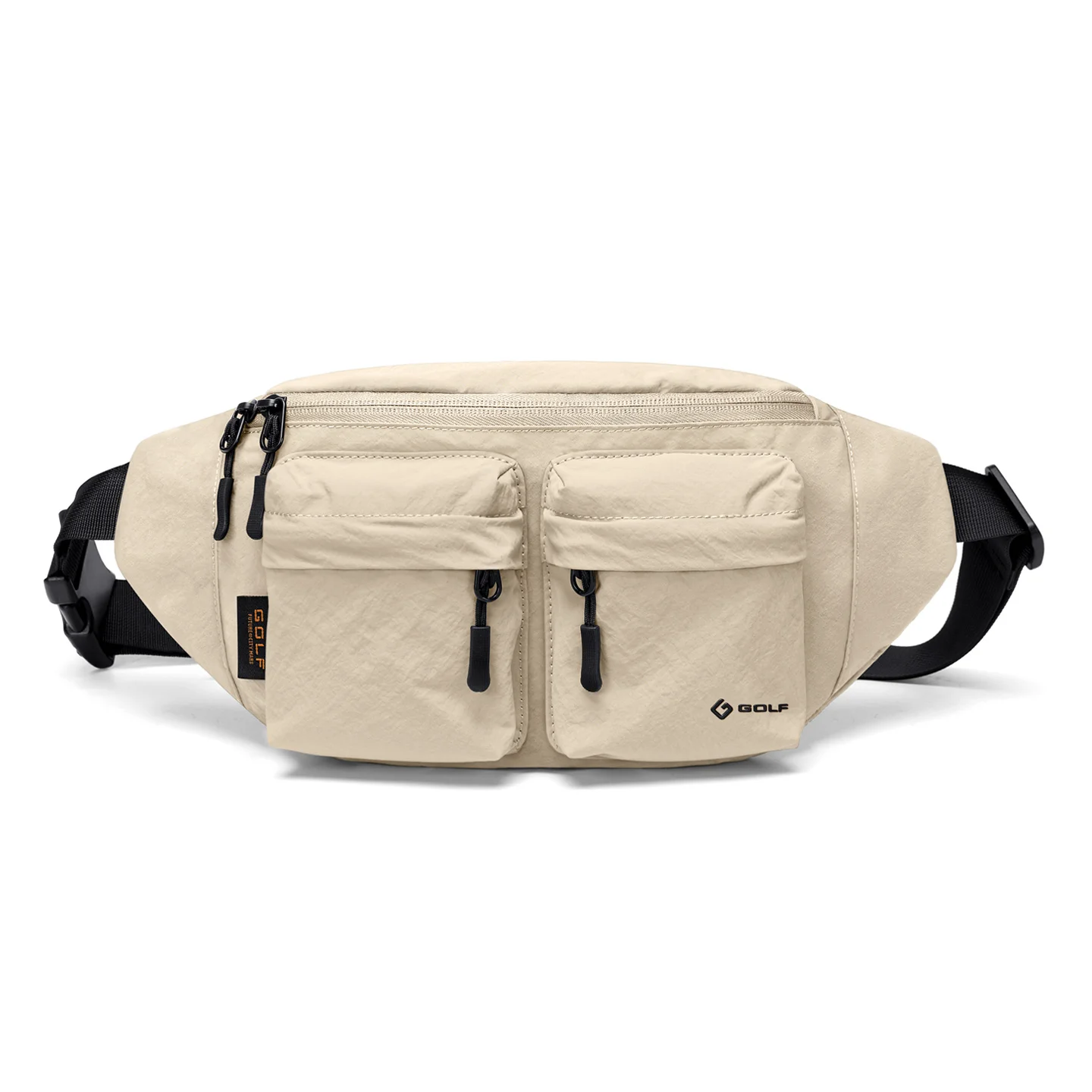 GOLF QUALITY Multi-Functional Waist Bag Waterproof Nylon Casual Sling Chest Bag Lightweight Phone Pouch for Men And Women