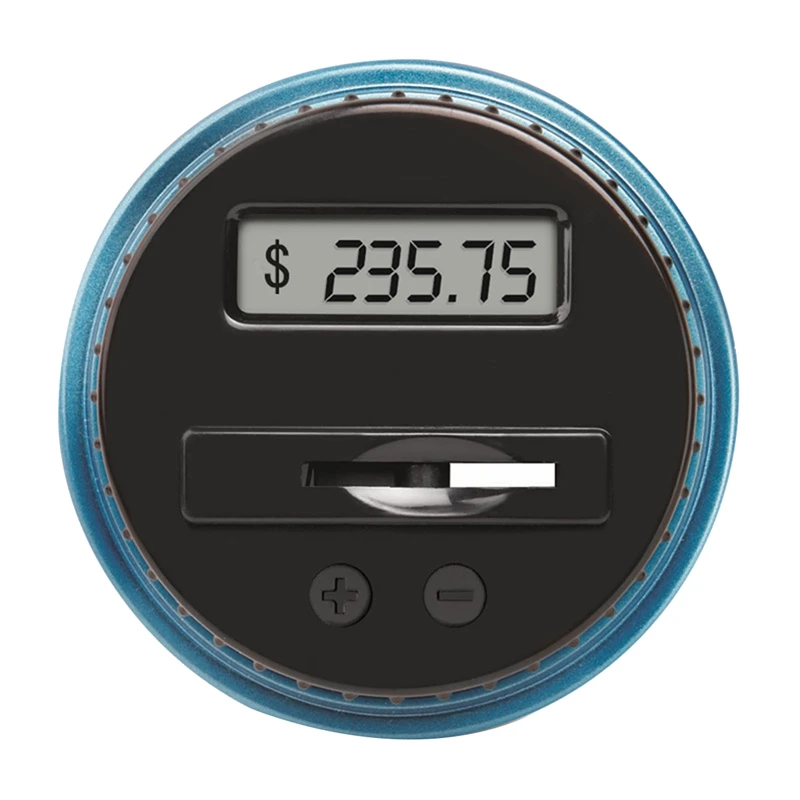 1 Piece Money Box Jar Coin Money Box Coins Storage Box Jar 1.8L Counter Electronic Digital LCD Counting C