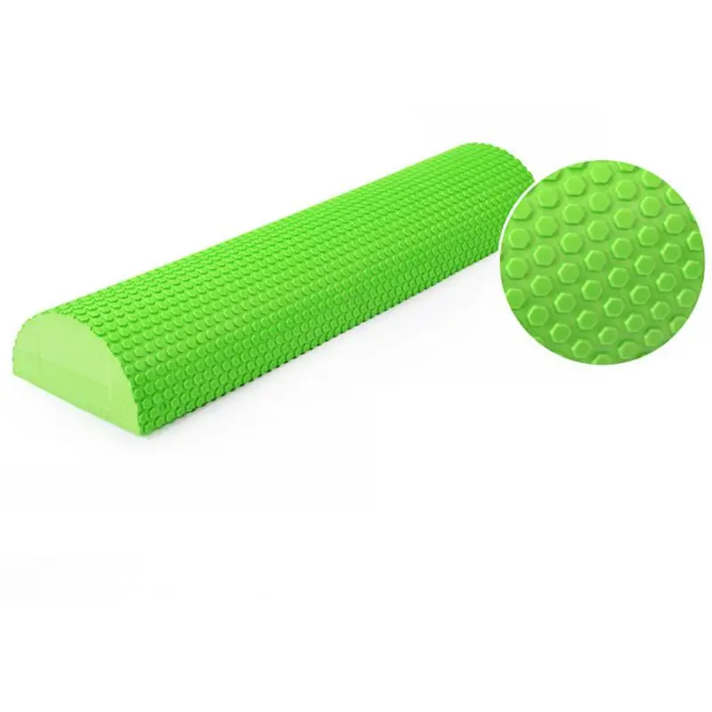 Half Round 30-45cm EVA Massage Foam Roller Yoga Pilates Fitness Equipment Balance Pad Yoga Blocks With Massage Floating Point