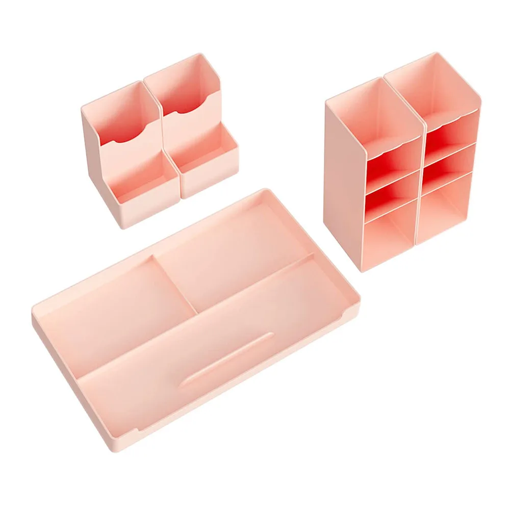 

Pen Organizer Desktop Pencil Organizer Multi-grid Stationery Holder Combined Pen Holder Office Supply