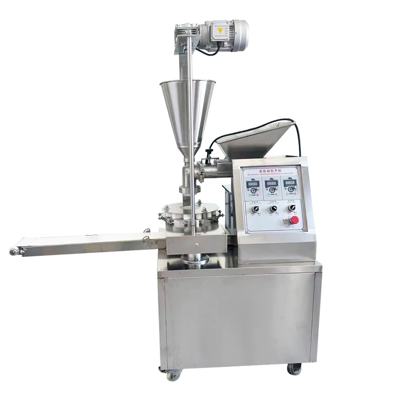 Volautomatische gestoomde broodjesmachine Tafelblad Chinese Dim Sum Machine Prijs Kleine semi-automatische broodje Siomai Chinese Baozi-machine