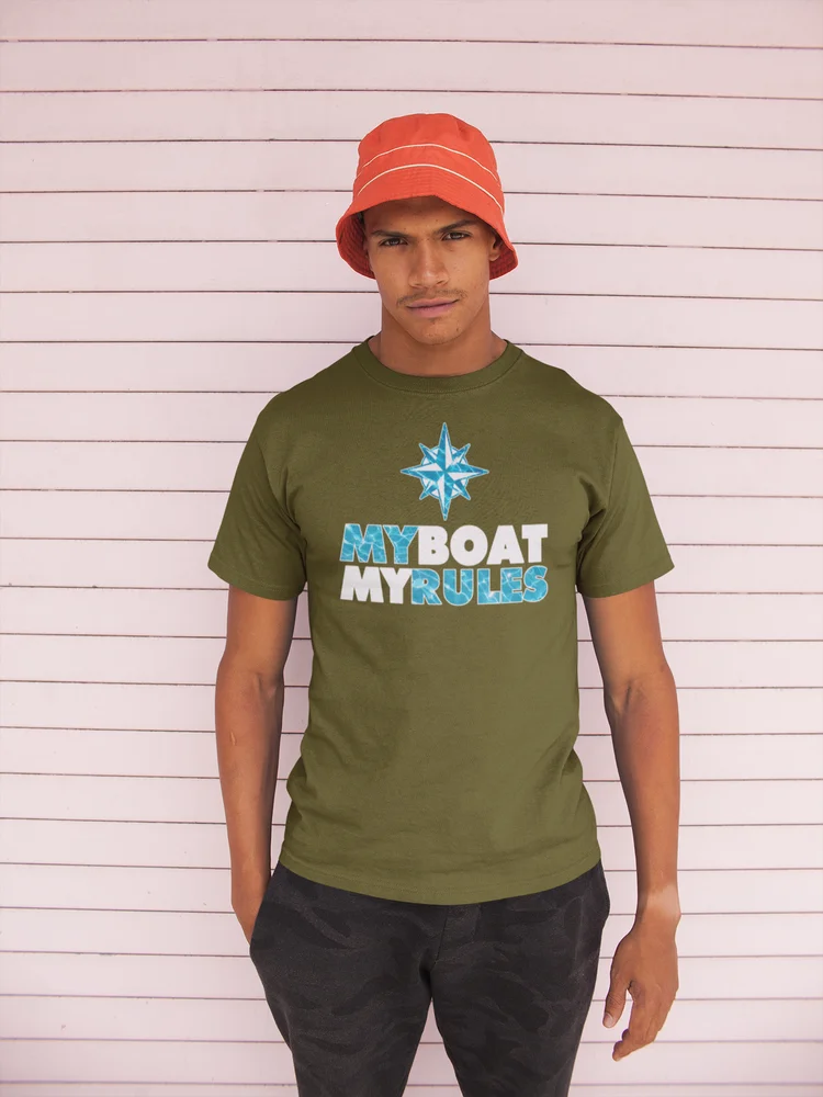 My Boat My Rules Sailing Fishing T-shirt