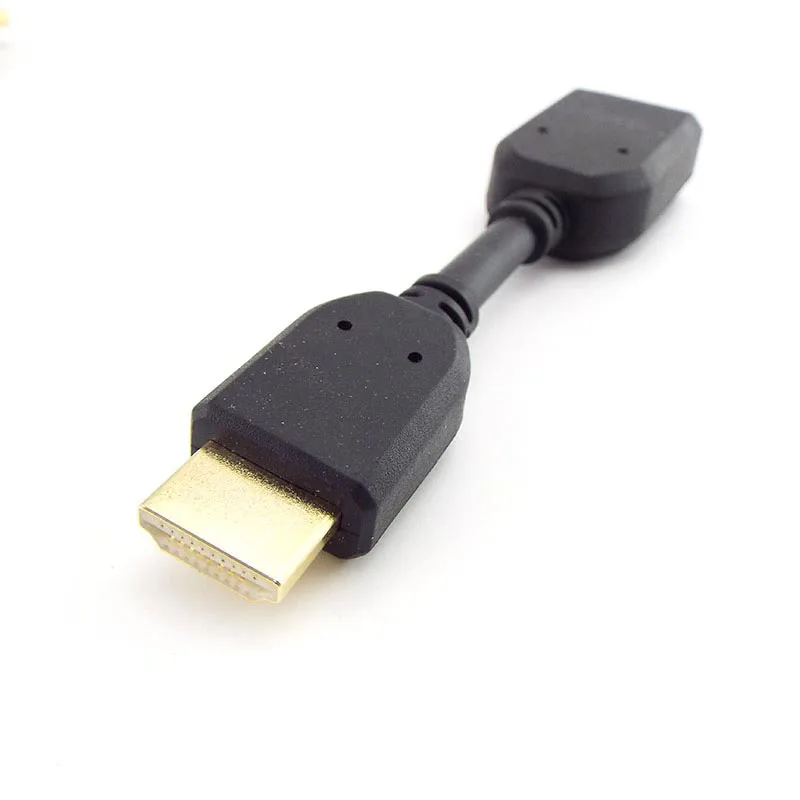 HDMI-compatible Cable Extension Crod Mini 11cm 1080P Any Angle Adjustable Male to Female Swivel Adapter Converter D3