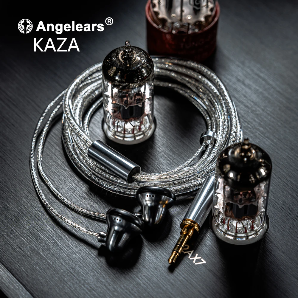 Angelears KAZA 15mm Dynamic Driver Flat In-ear Earphones High-Quality Sound Comfortable Wearing Wired Earbuds For Audio