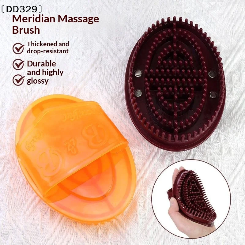 Body Massage Brush Meridians Brush Body Relaxation Slimming Reduce Fat Massage Brush Back Leg Handheld Meridians Brush〔DD329〕