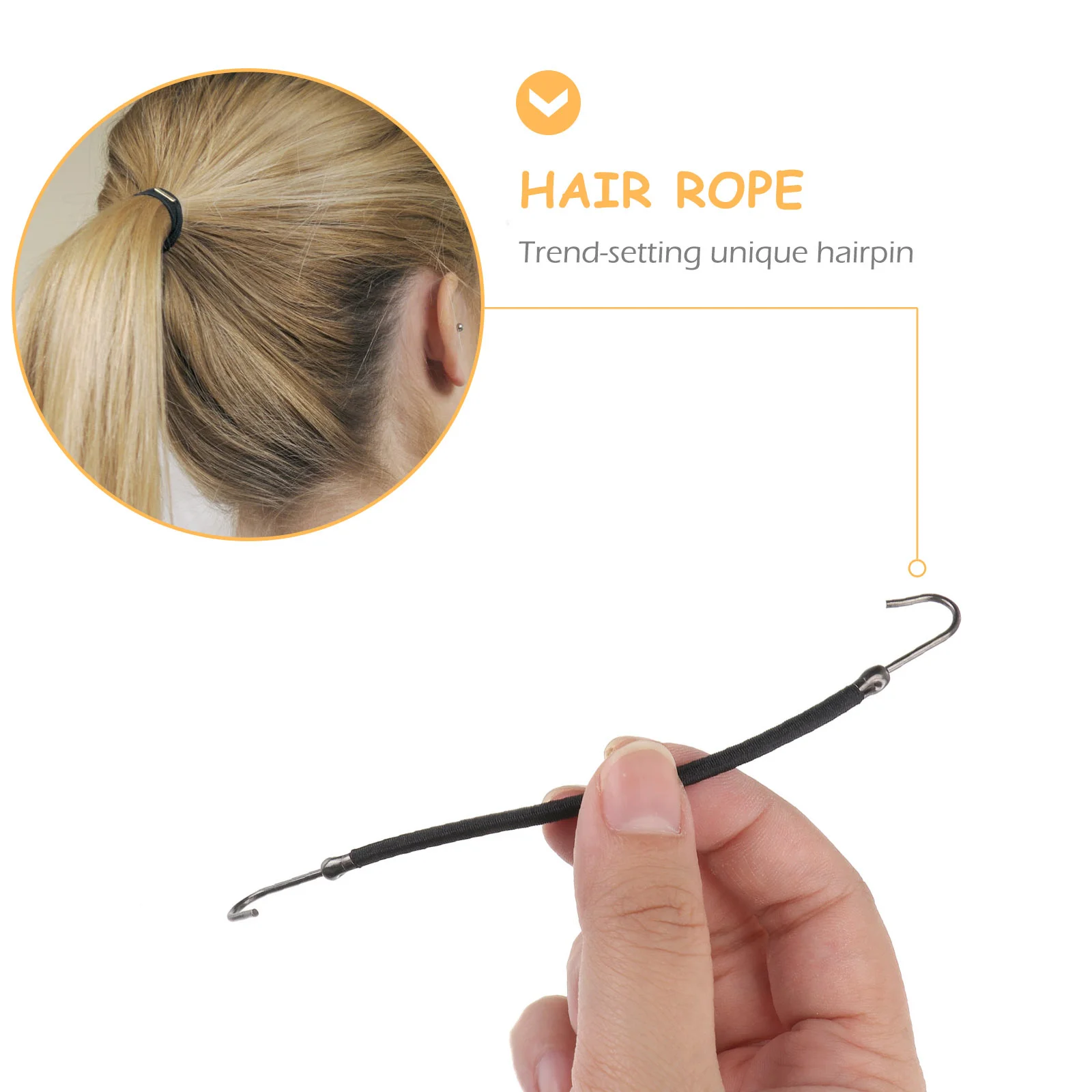 

40 шт., профессиональный крючок для укладки волос для густых волос, быстрый натуральный хвост, банджи, эластичный держатель, инструмент без вытягивания, прическа на каждый день