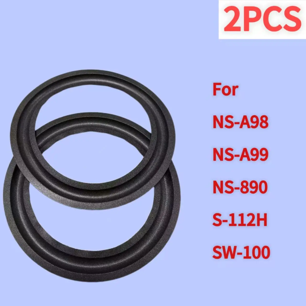 For Yamaha NS-A98 NS-A99 NS-890  S-112H SW-100 Speaker Foam Repair Folding Edge Ring （2PCS）