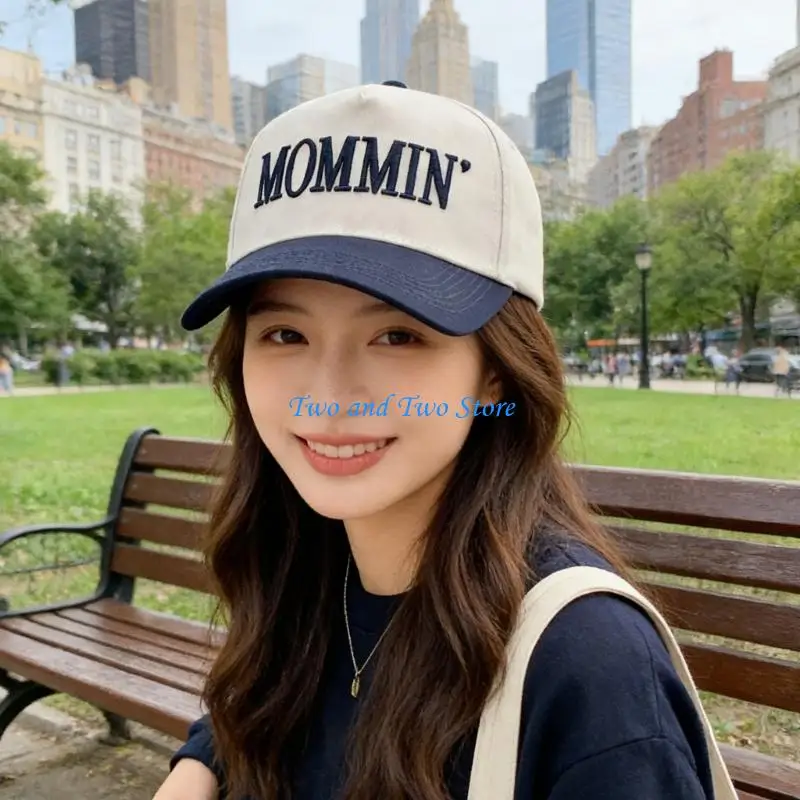 

HX6F Breathable Soft Cotton Adjustable Size Letter Cap For Outdoor Sports