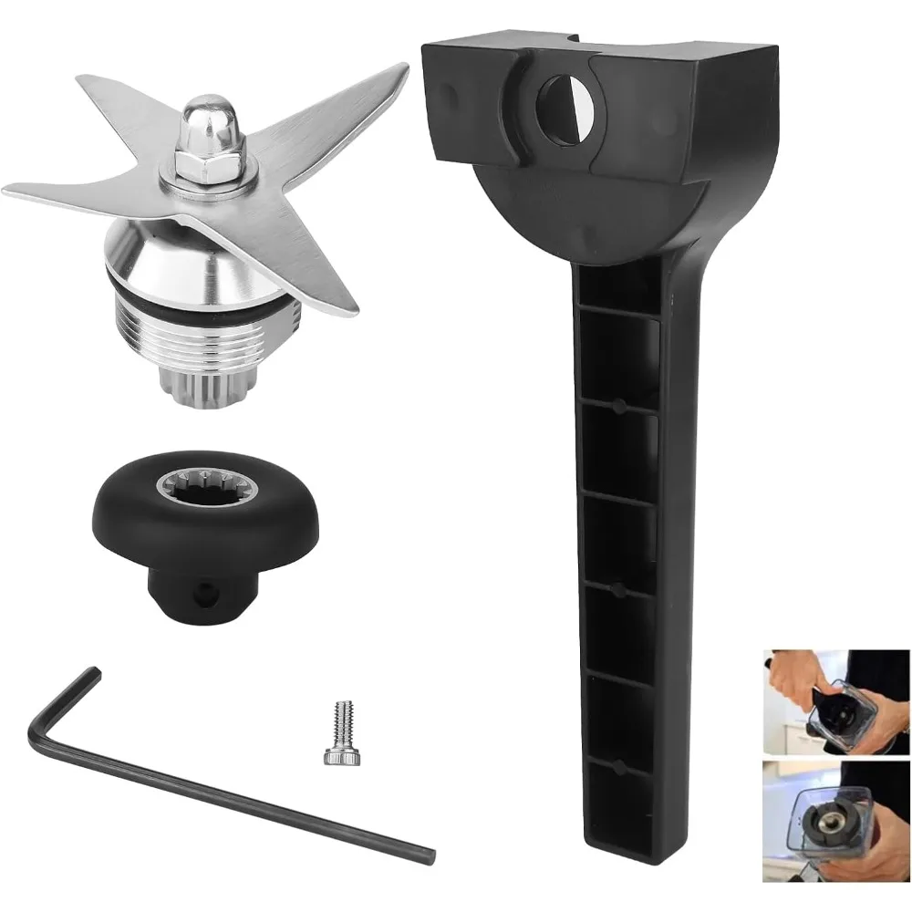 

Blender Wet Blade Parts with Wrench and Drive Socket Removal Tool Kit 5200 5000 4500 5500 Compatible with Vitamix Replacement
