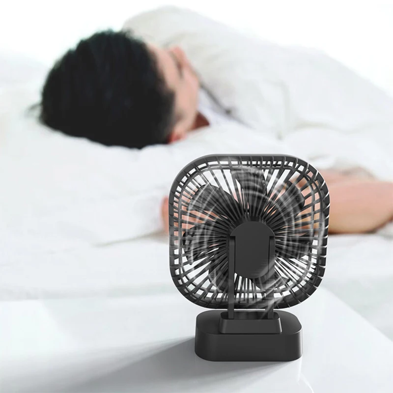 Desktop cronometragem mini ventilador das crianças usb de carregamento portátil silencioso desktop ventilador escritório 5000mah grande capacidade bateria lítio