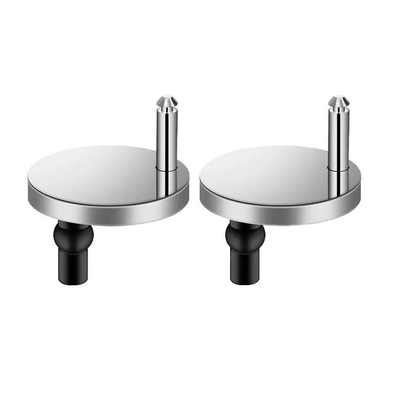 2pcs Toilet Seat Hinges Top Close Soft Release Quick Fitting Heavy Duty Hinge For Toilet Seat Hinges Toilet General Accessories