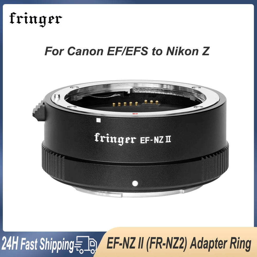 

Fringer EF-NZ II FR-NZ2 Auto Focus Camera Adapter Ring For Canon EF lens to Nikon Z Cameras Z6II Z7II Z7 Z6 Z5 Z50 ZFC Z9 Z8