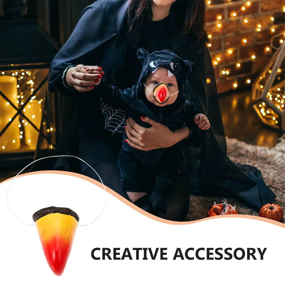 3 قطع من دعامات أنف الحيوانات المحاكاة متعددة الاستخدامات للعروض المسرحية والمناسبات التنكرية واللباس زي الببغاء الأنف