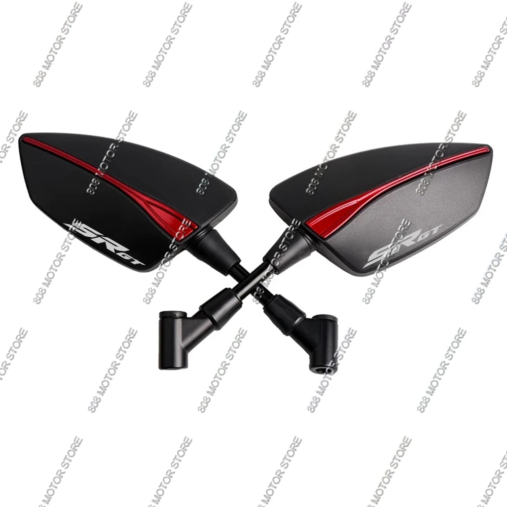 For Aprilia SR GT 125/200/400 Universal CNC Aluminum Tomahawk Rearview Mirrors 8mm 10mm Motorcycle Side Mirrors