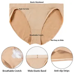 Pro Dance Ballet Briefs For Women Breathable Sweat  Absorption Seamless Gymnastics Underpants Dancer Bottoms Ballet Underwear