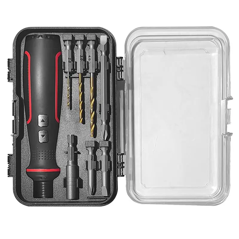 

ABAE-Multipurpose USB Rechargeable 3.6V Electric Screwdriver With LED Light Cordless Mini Power Tool For DIY Household